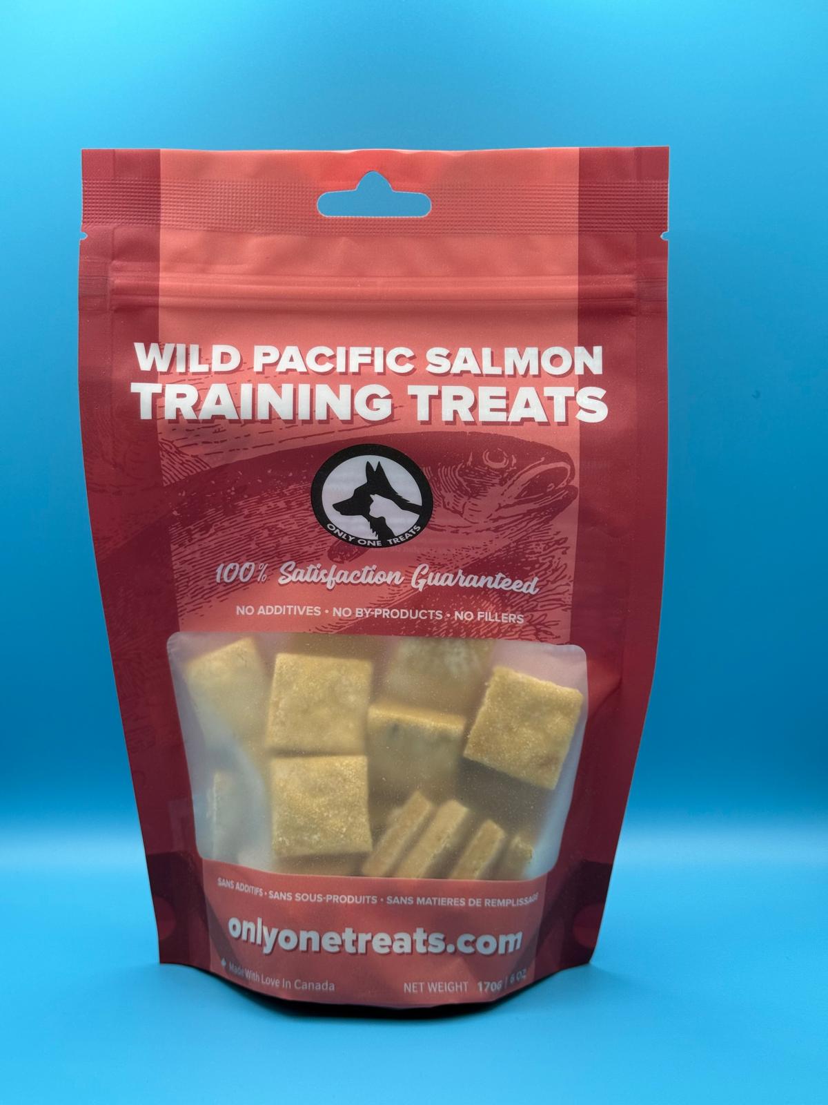 170g wild Pacific salmon training treats Only One Treats